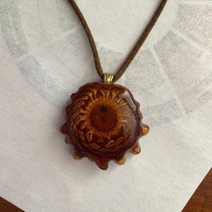 Third eye pine one necklace